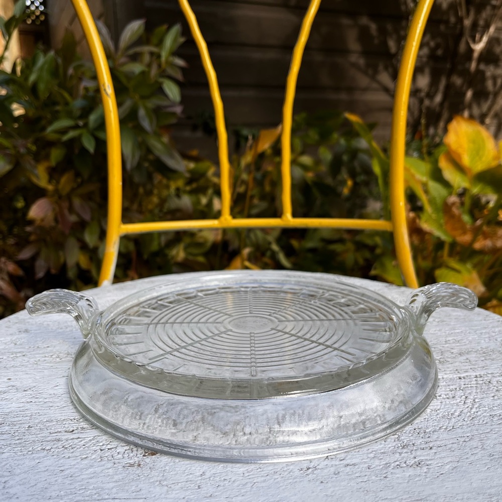Vintage Fire King Table Server (Hot Plate) w Handles